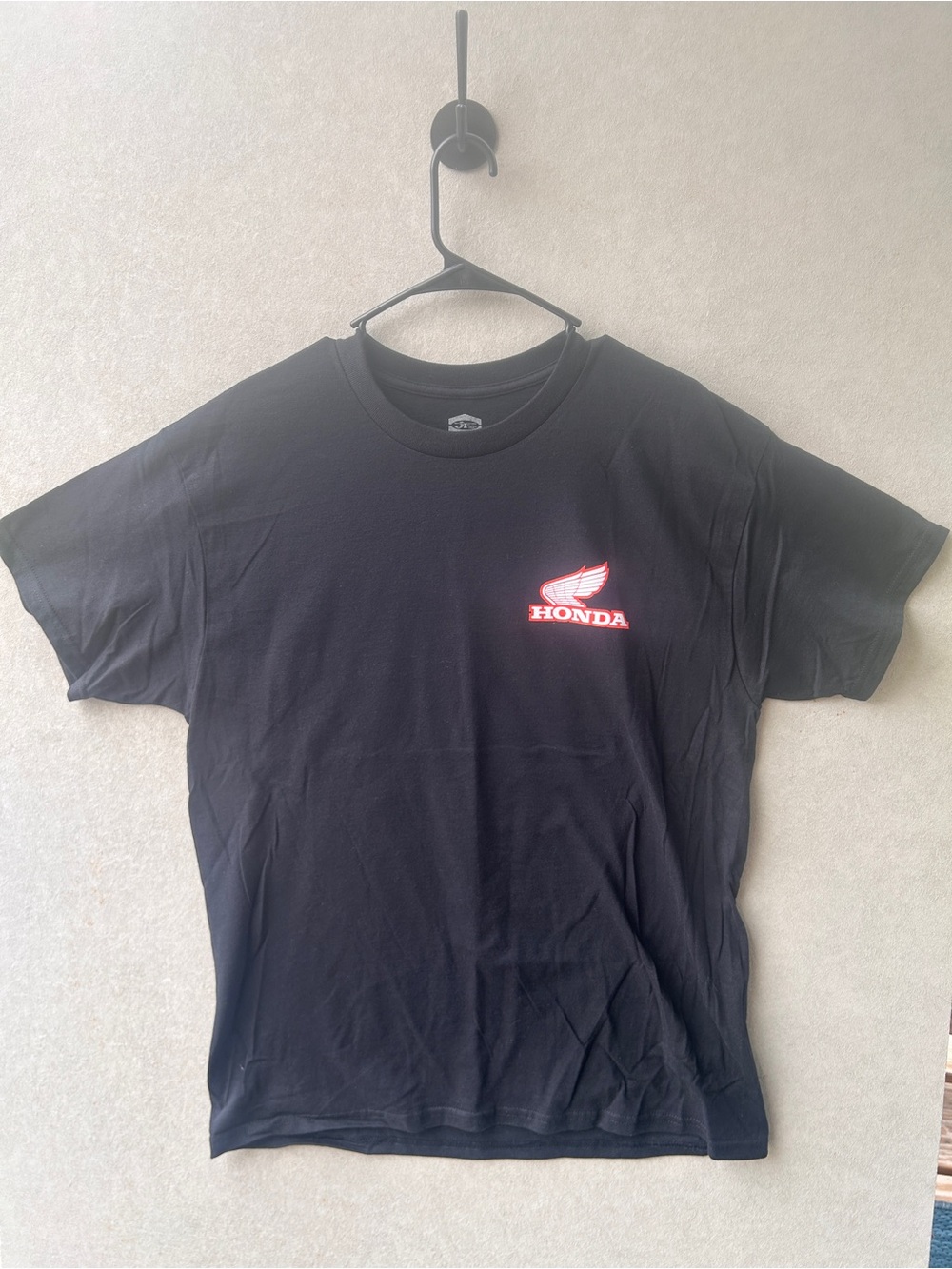 Men's Black Logo Crewneck Tee new no tags mens size Large #473
